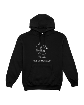 Nakışlı Özel Tasarım Hoodie resmi