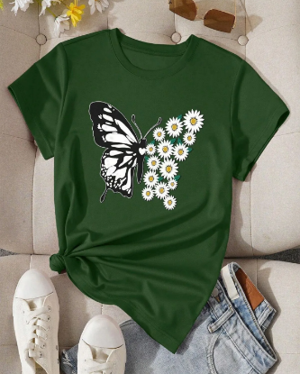 Bild von Personalisiertes Damen T-Shirt Grün